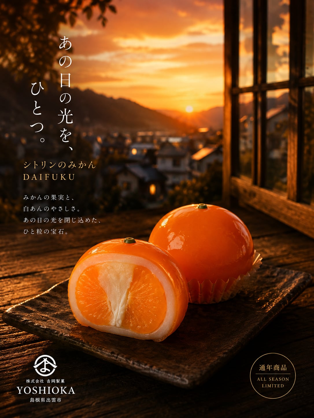 6個入り【 シトリンのみかん 6個入り×1箱 】【フルーツ大福】シトリン