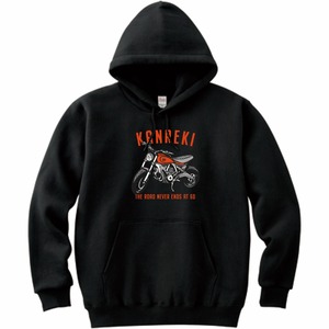 還暦祝い クラシックバイク 黒 パーカー