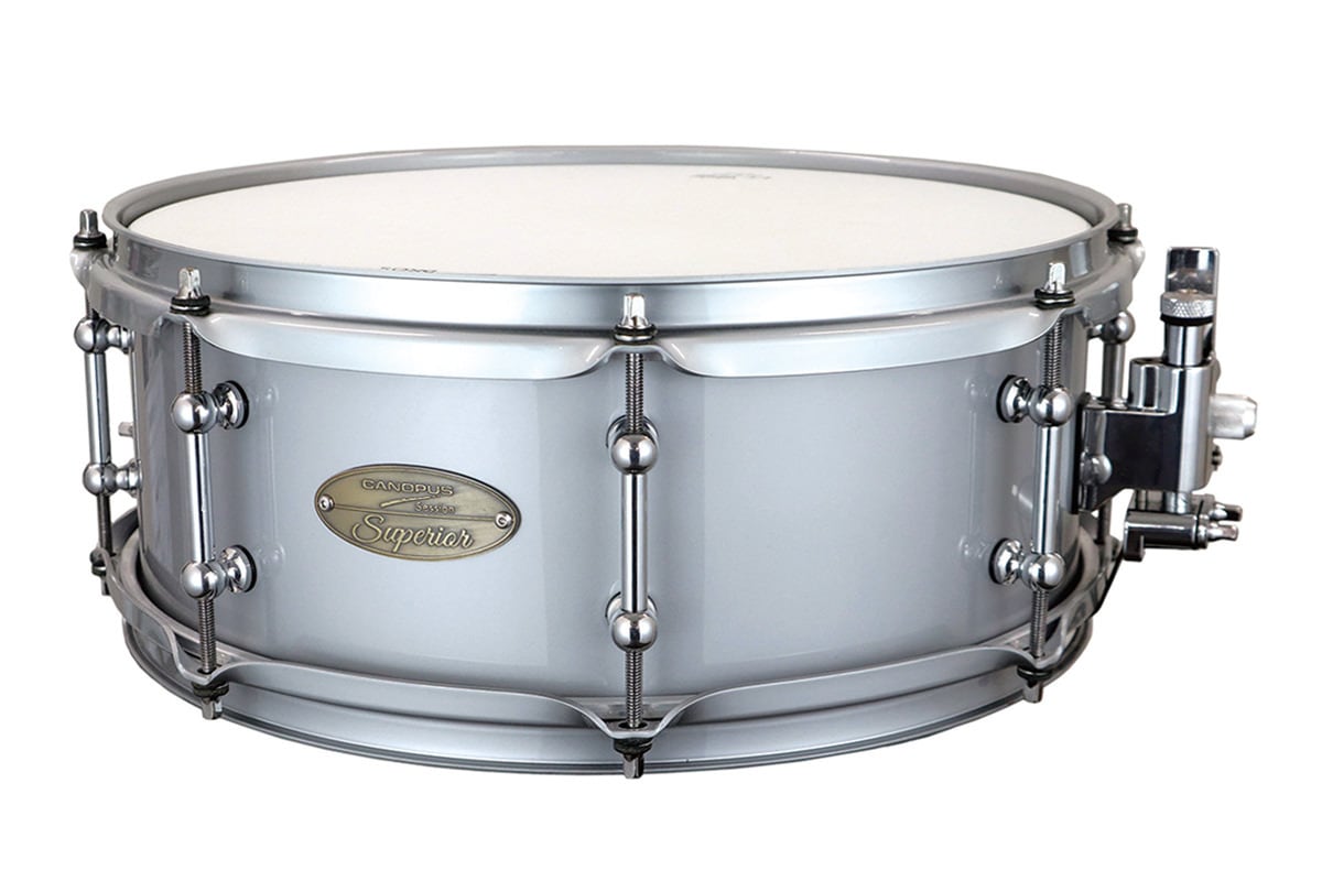 CANOPUS Mangan Steel Session Superior Snare Drum 14