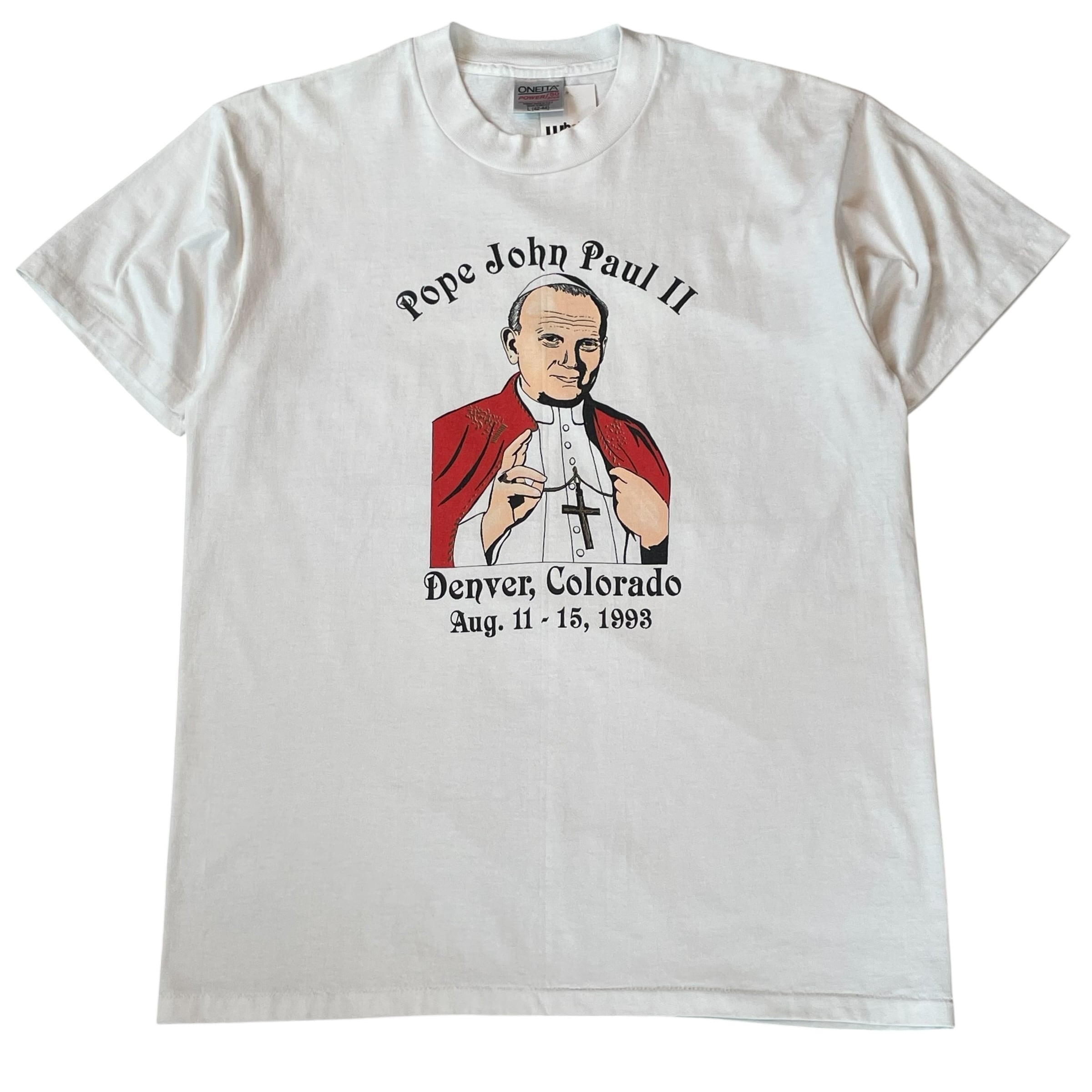 90s Pope John Paul Ⅱ T-shirt