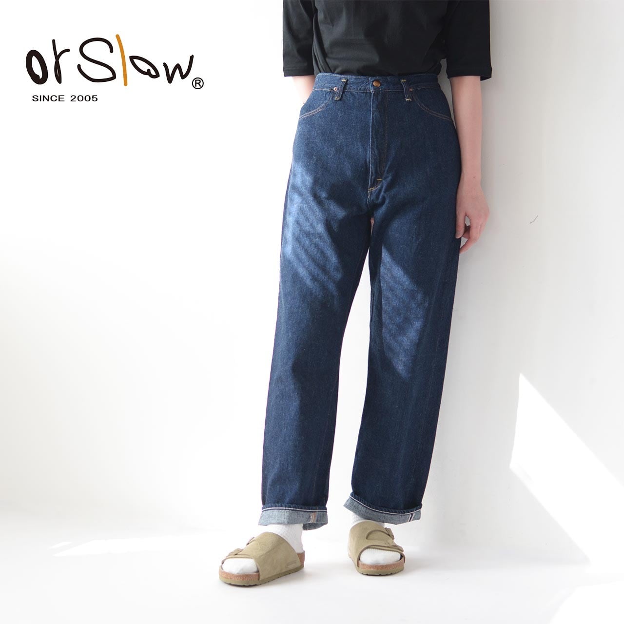 orslow[オアスロウ W HIGH WAIST DENIM PANTS JASMIN [