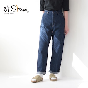 orslow[オアスロウ] W HIGH WAIST DENIM PANTS (JASMIN) [00-1040-81] ハイウエスト デニム パンツ（ジャスミン）・ワンウォッシュ・LADY'S [2023SS]