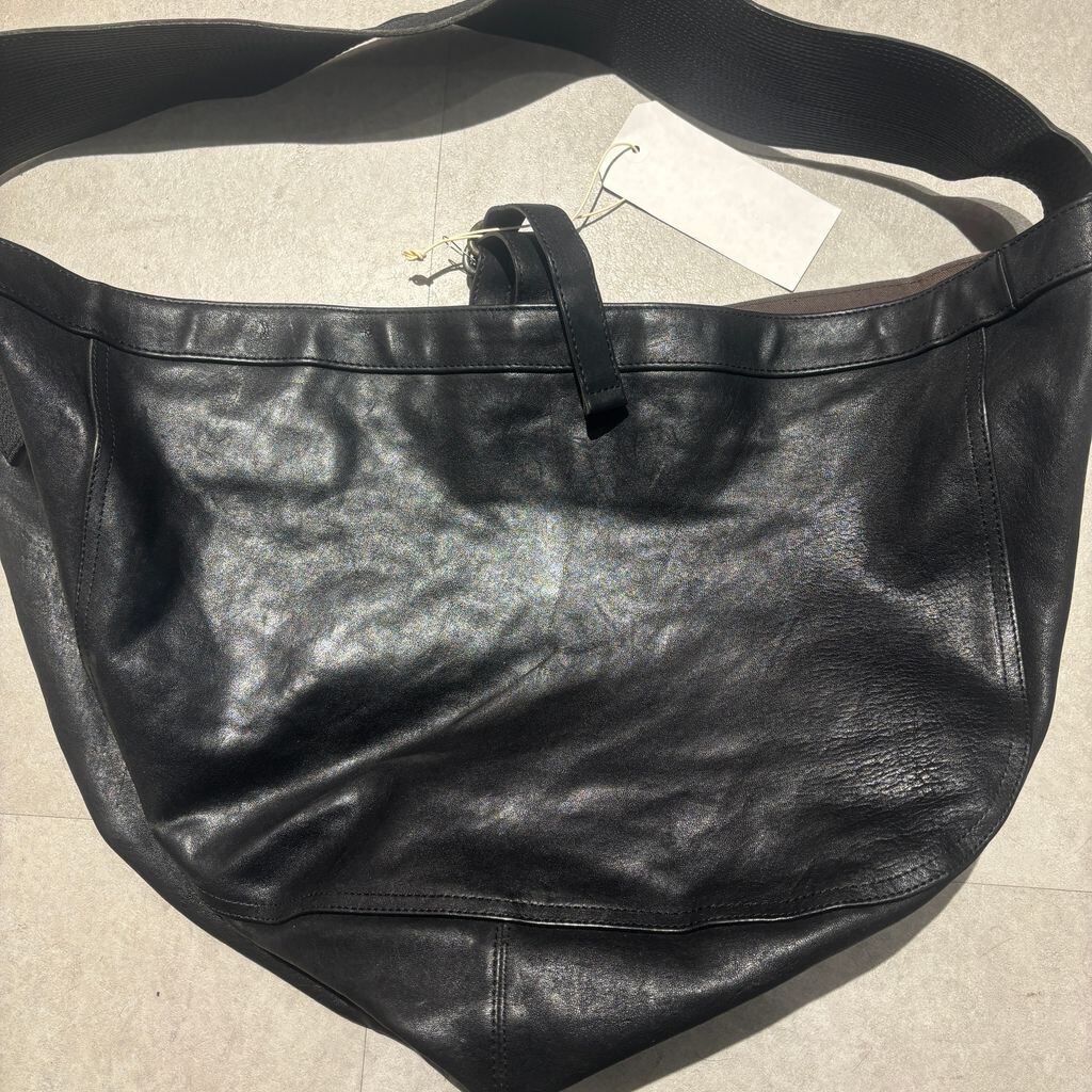 T.T Taiga Takahashi ティーティー 25AW Lot.004 Newsboy Bag Black