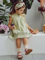 【 happyology / 予約 】Getty Embroidered Dress