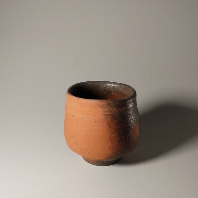 備前窯変酒呑 Bizen sake cup