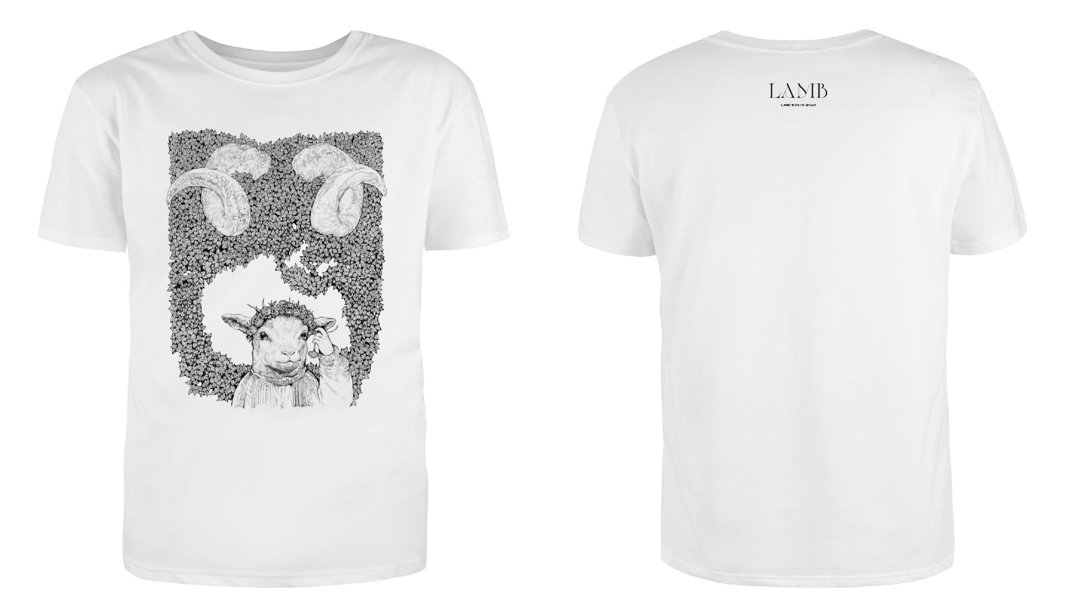 映画『LAMB／ラム』ヒグチユウコイラストTシャツМサイズ