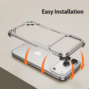■iPhone 18 Pro/18 Pro Max■ Aluminum Alloy Minimal Bumper Case / アルミニウム アロイ ミニマル バンパー スマホケース