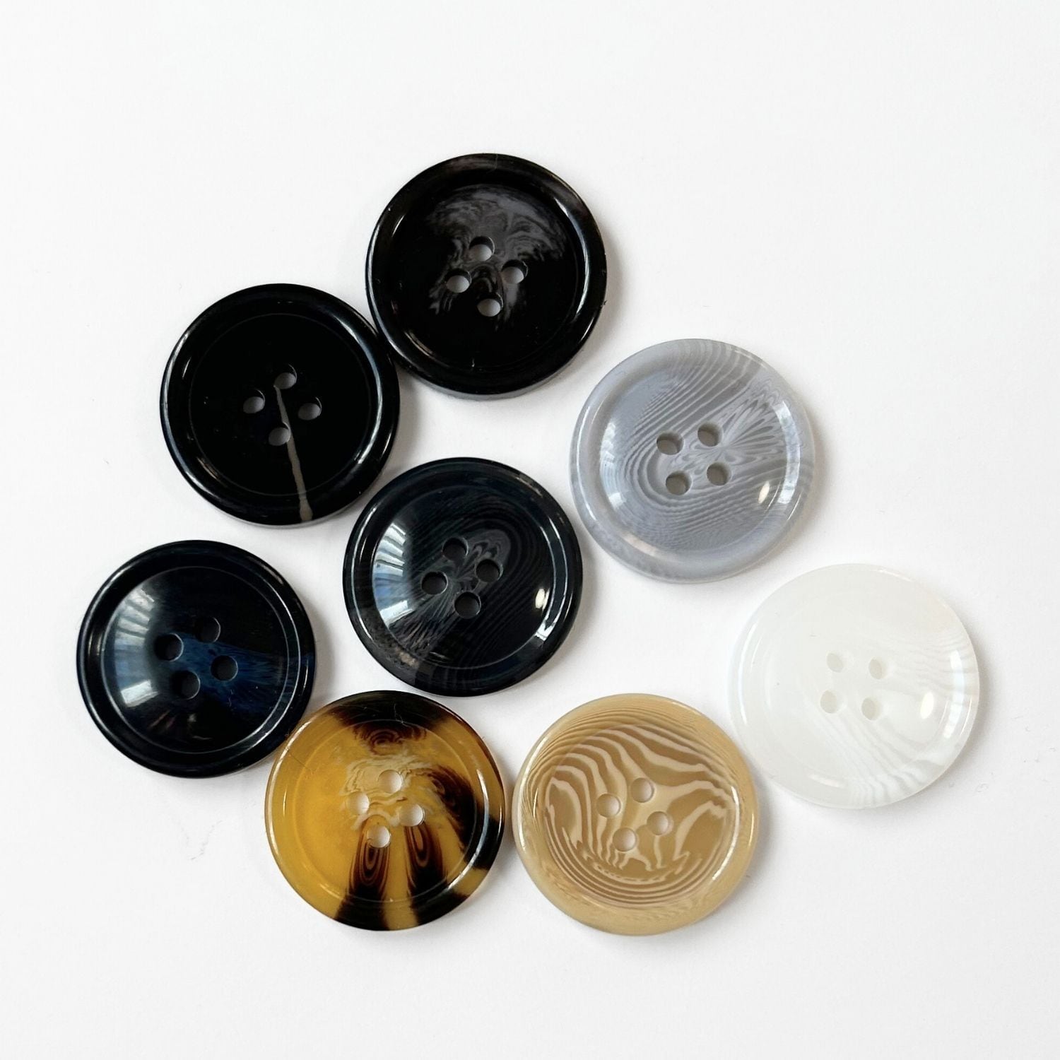 haoa ボタン 水牛調ボタン 水牛角風 樹脂ボタンスーツボタンスーツ