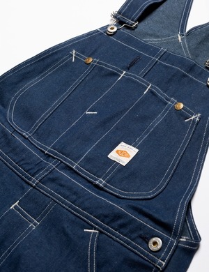 Nudie jeans ヌーディージーンズ  2023 summer collection Kevin Dungarees Utility Denim オーバーオール