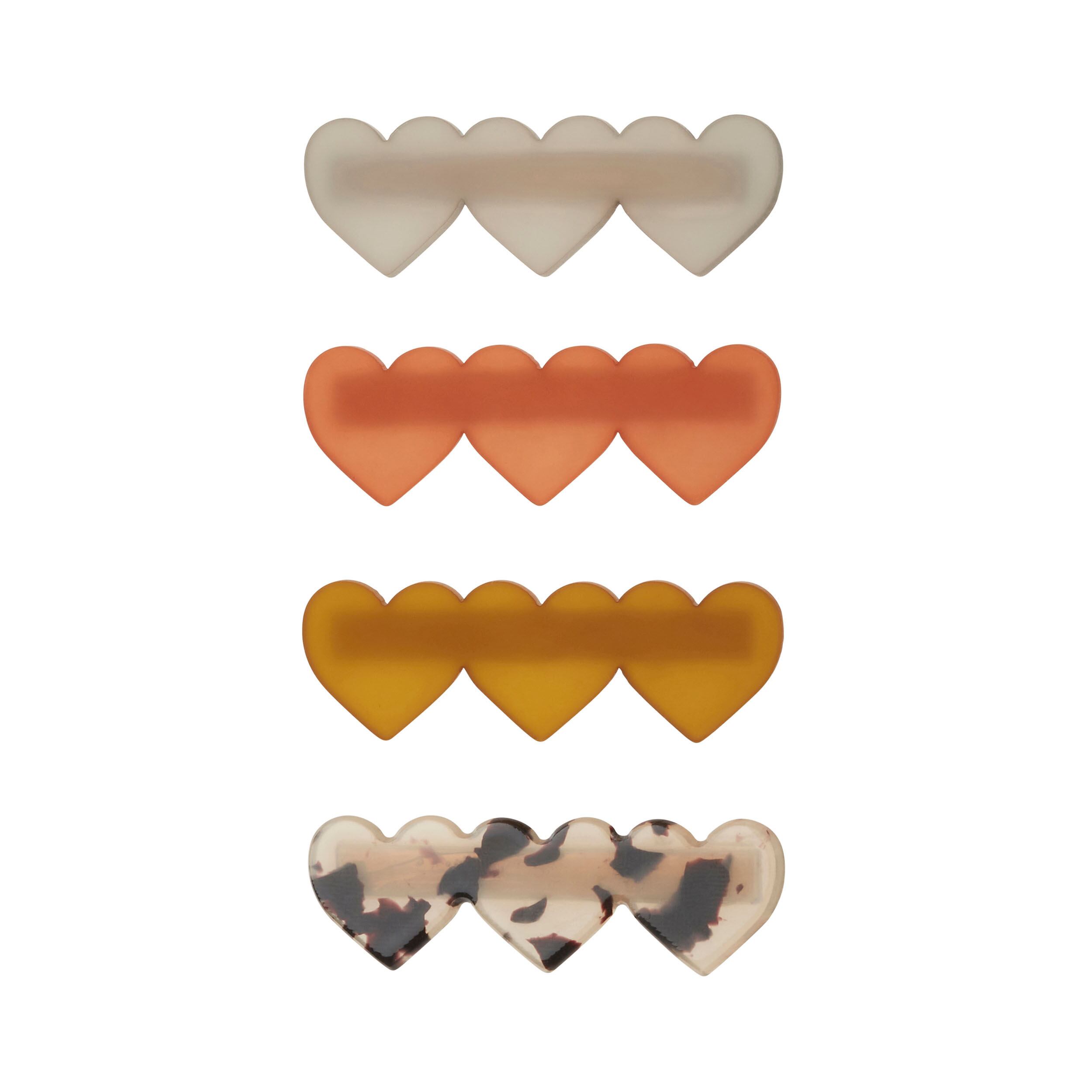 BUTTERSCOTCH HEART ACETATE CLIPS_902094 85