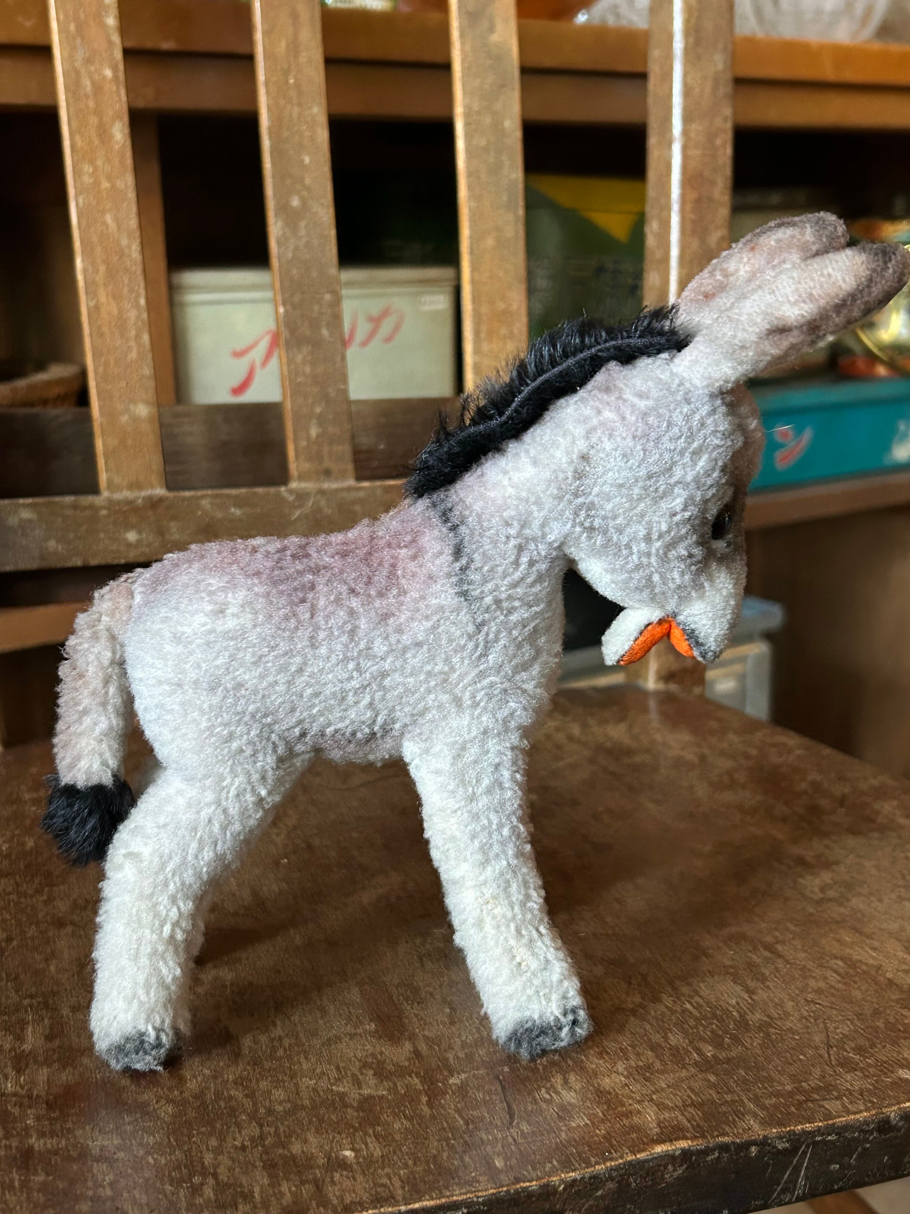ドイツ製 ヴィンテージ Steiff シュタイフ ロバ Grissy グリッシー