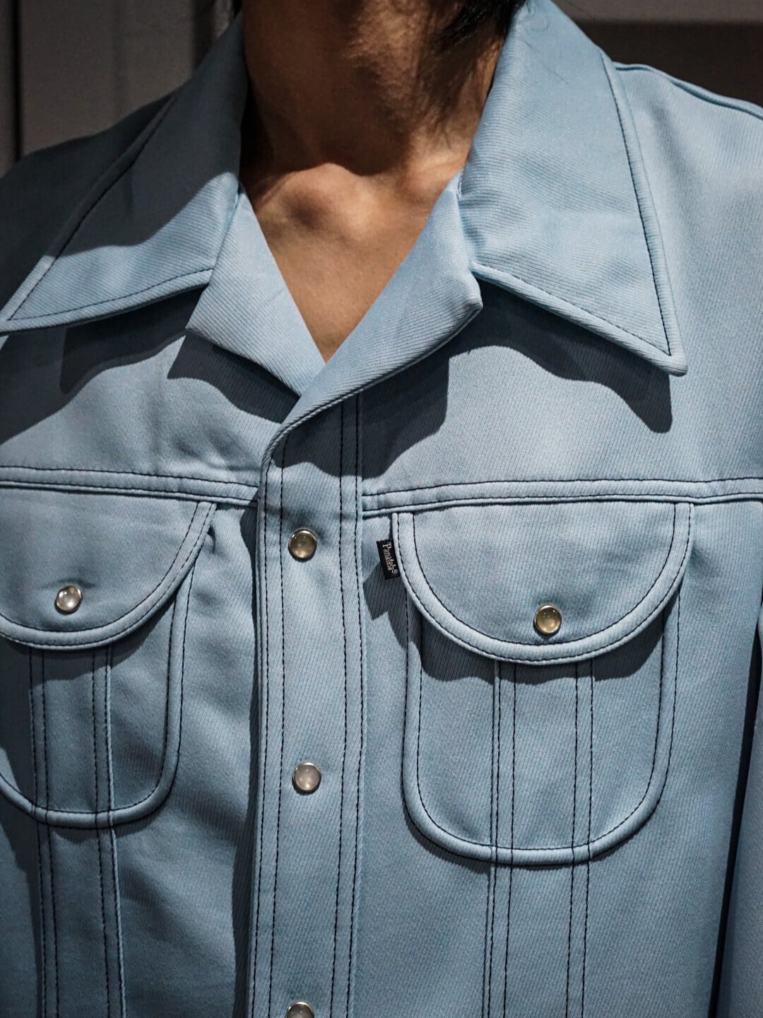 RARE 70's Levi's Panatela Tops Jacket 短丈 Vintage Men's 70s Levi's Panatela Tops White Long Sleeve