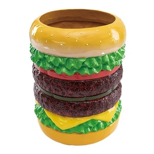 ハンバーガー　大きいフラワーポット FlowerPot Hamburger /ロータリーヒロ