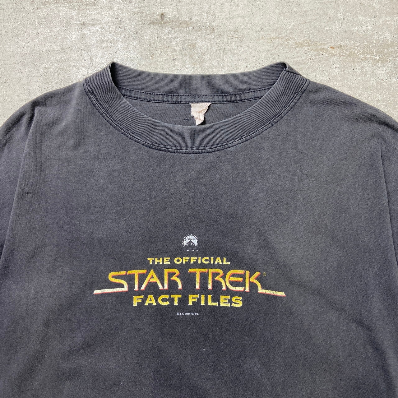 90年代 STAR TREK FACT FILES ムービープリントTシャツ メンズL相当 