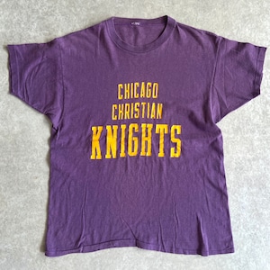 1980s "Chicago Christian Knights" Tee M位 H289