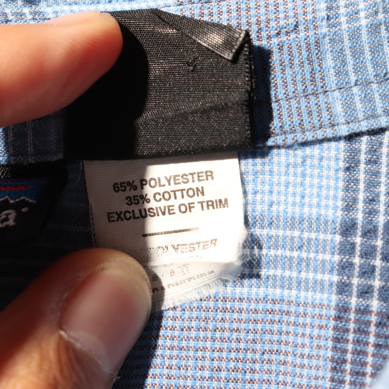 美品 M 03年 青 パッカーウェアシャツ Patagonia パタゴニア ブルー puckerware shirt チェック