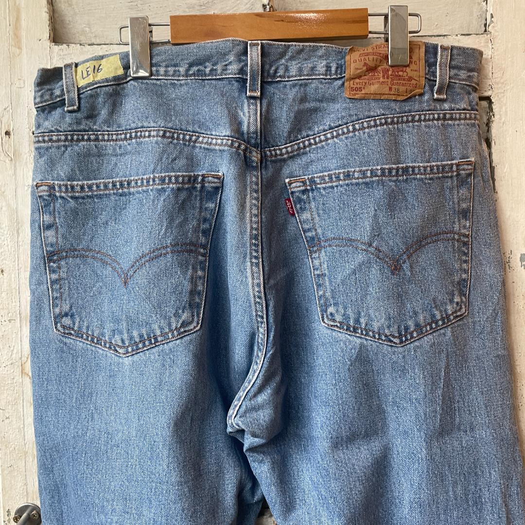 LE16 00s リーバイス 505 デニム メキシコ製 ジーンズ W38