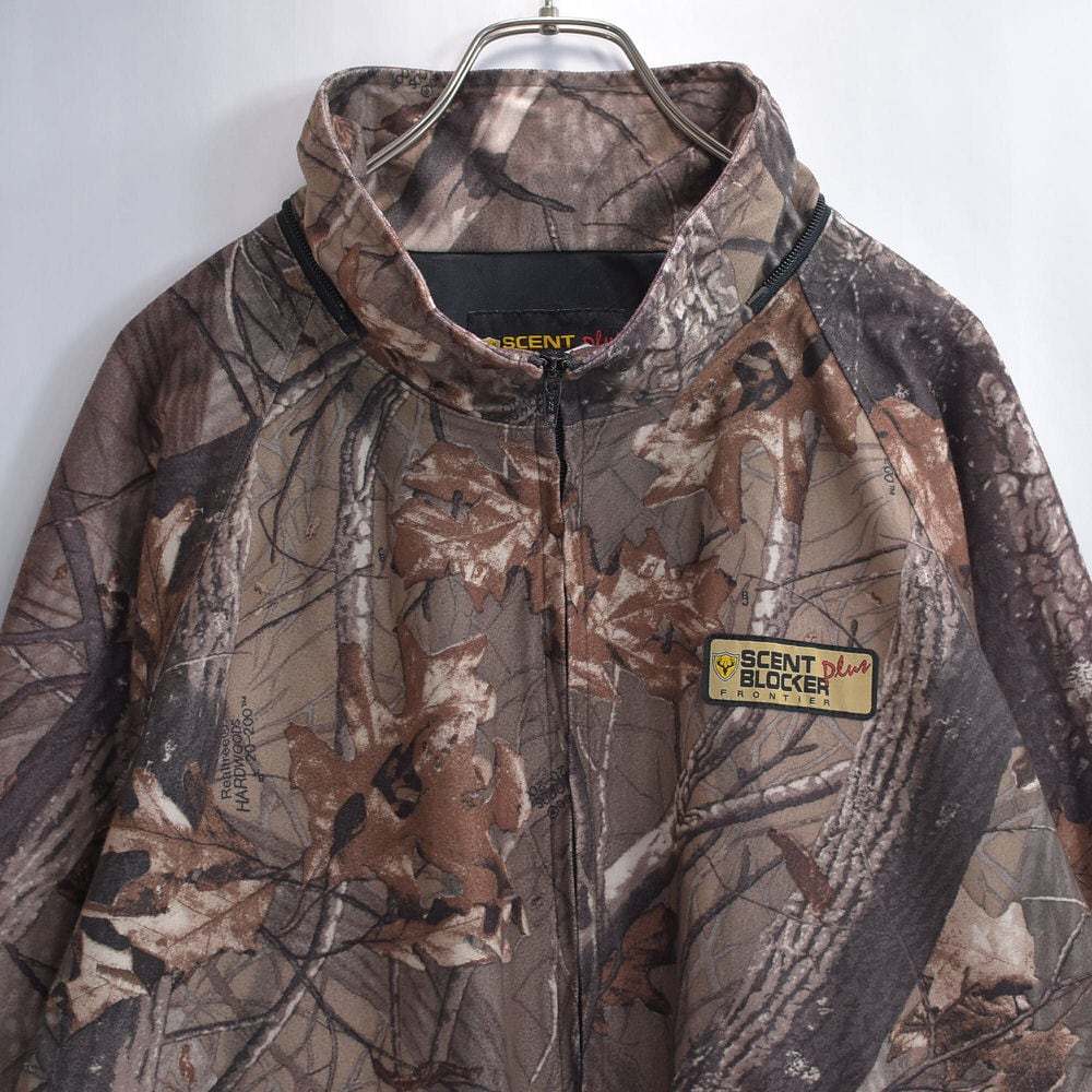 90s〜SCENTBLOCKER リアルツリーカモ柄 スタンドネック ジャケット 90s～ SCENTBLOCKER リアルツリーカモ柄 スタンドネック