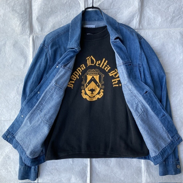 Kappa Delta Phi ショートスリーブスウェット ブラック 60s 画像9