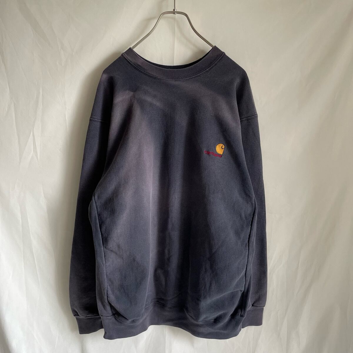 80s Carhartt リバースウィーブ スウェット 古着 カーハート 紺 ...