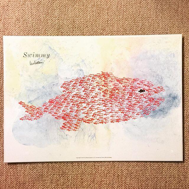 ミニ ポスター「レオ・レオニ　スイミー　大きな魚」 - 画像1