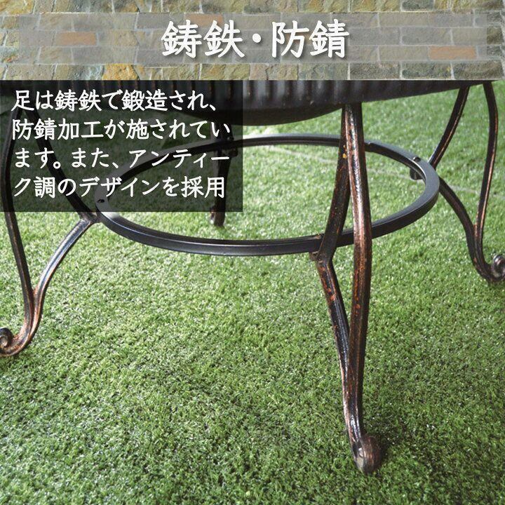 バーベキューコンロ テーブル 囲炉裏 丸形 ファイヤーピット 焚き火台1722