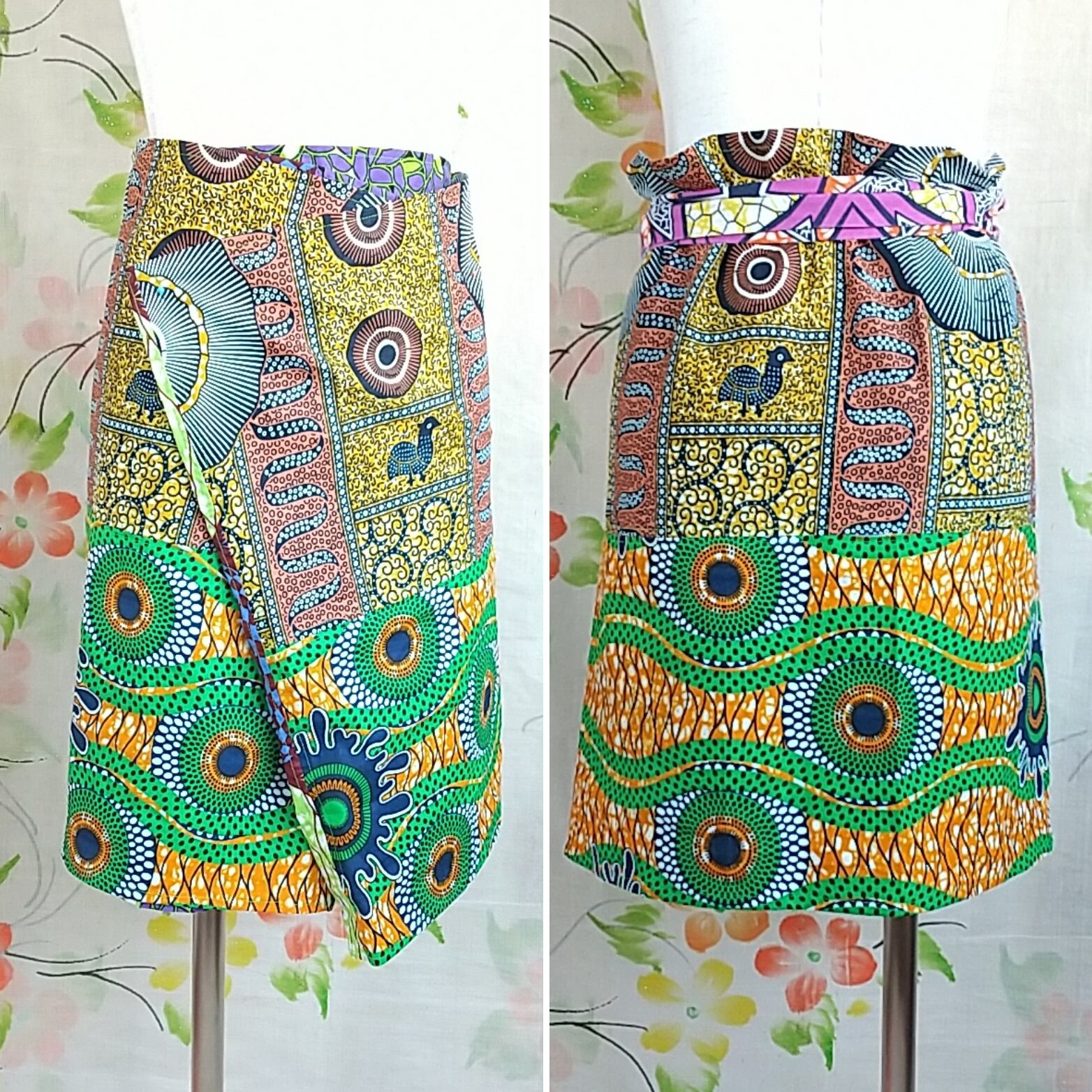 アフリカ布短いつつふく【ジャングル】