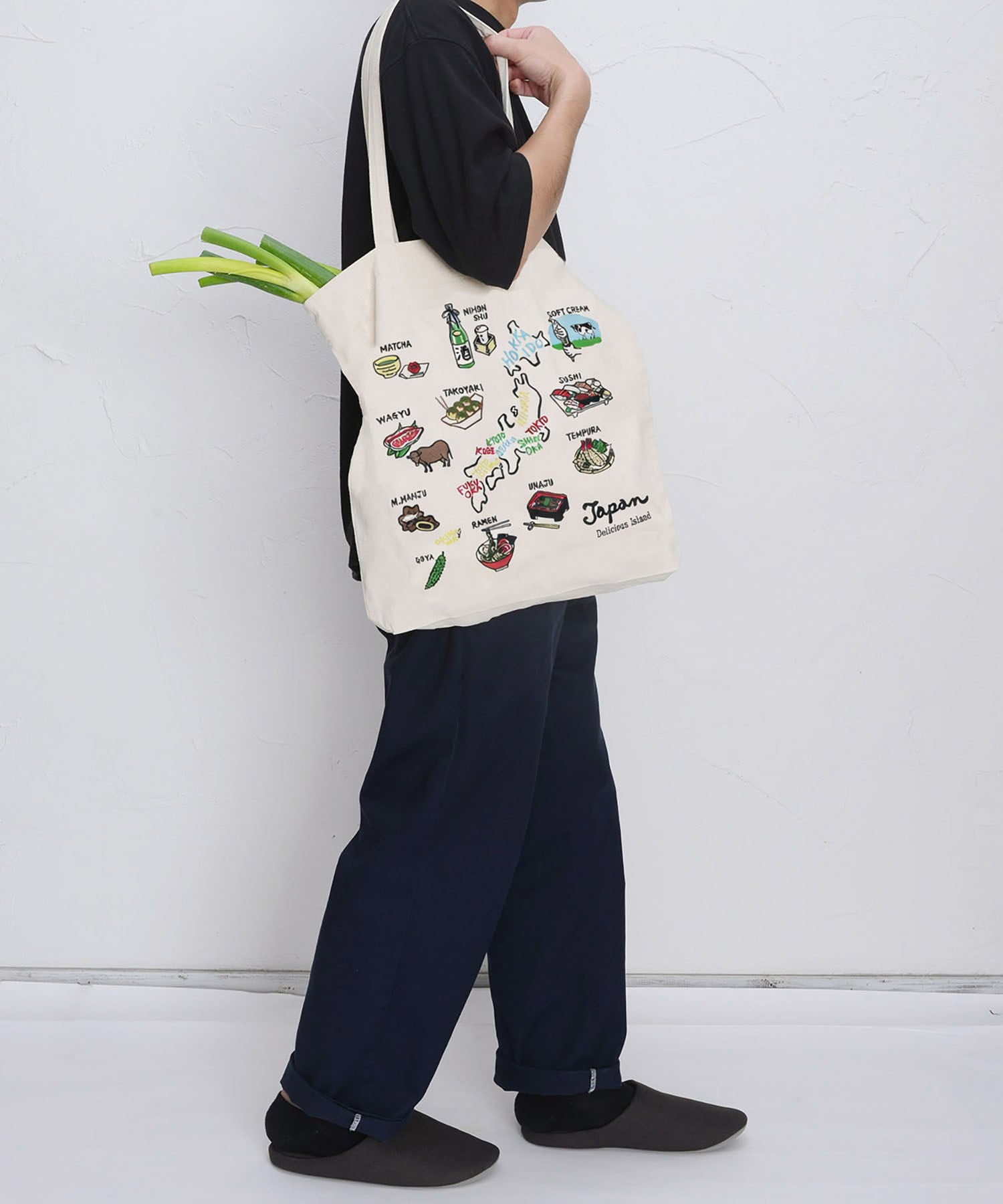 トートバッグ JAPANESE FOOD-NT (4573619383674) | AND PACKABLE