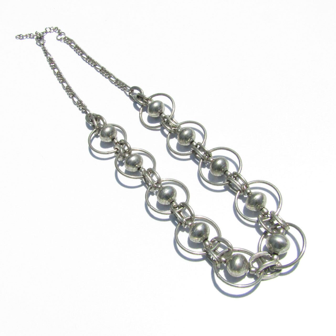 80s Vintage silver tone design chain necklace | PANIC ART MARKET powered by  BASE