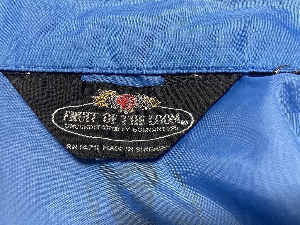 70s 80s　FRUIT OF THE LOOM　コーチジャケット | GRATEFUL LEATHER powered by BASE