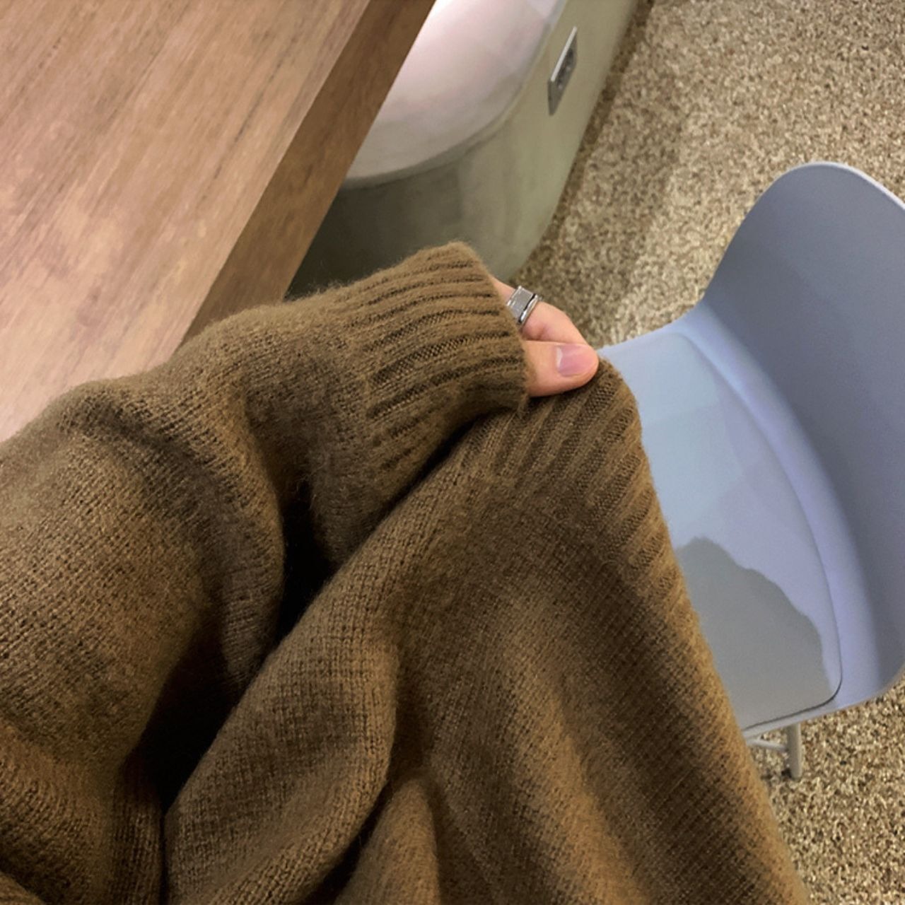 カラーソフトシャギーニット　MT0080359