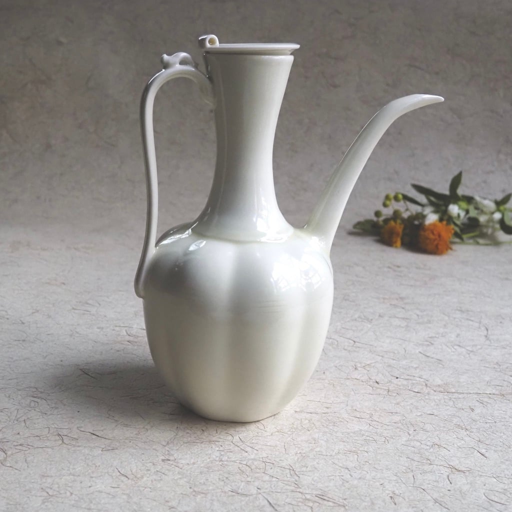 色原 昌希/水差し(瓜型水注)淡柳