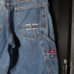 00s TOMMY JEANS ペインターデニムショーツ　W32トミージーンズ　ジョーツ