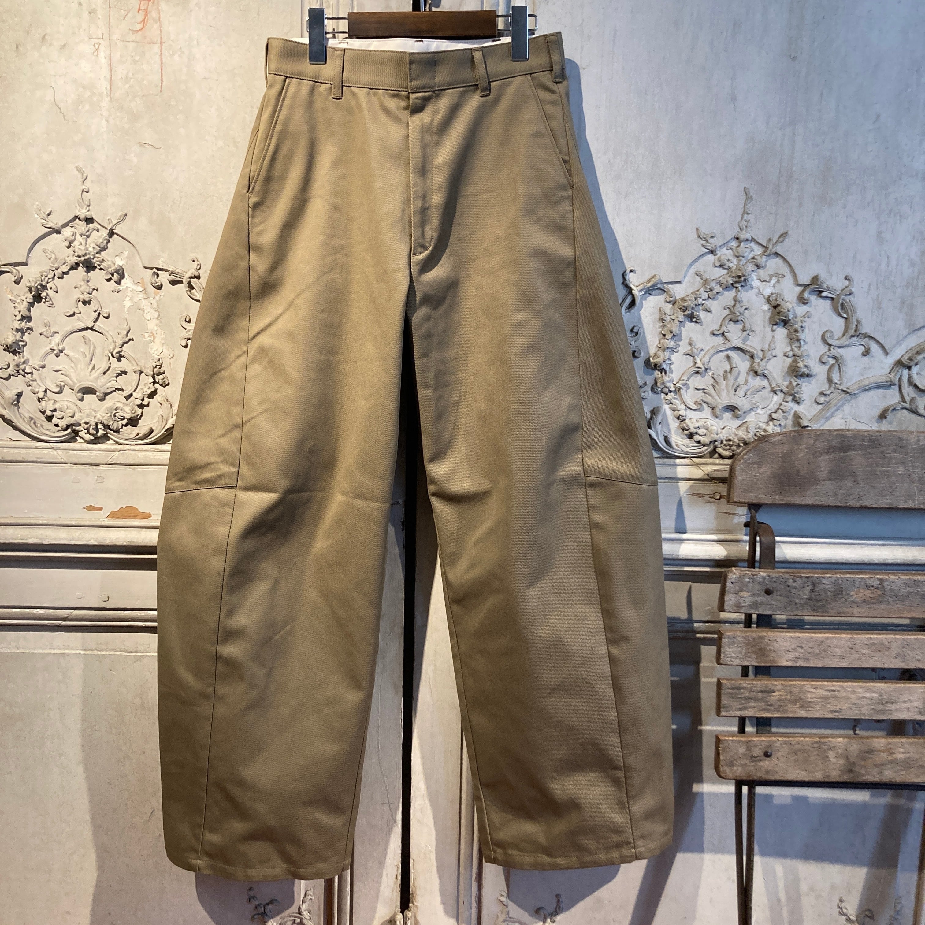 HYKE【ハイク】 T/C BARREL-LEG WORK PANTS (13394) | glamour online