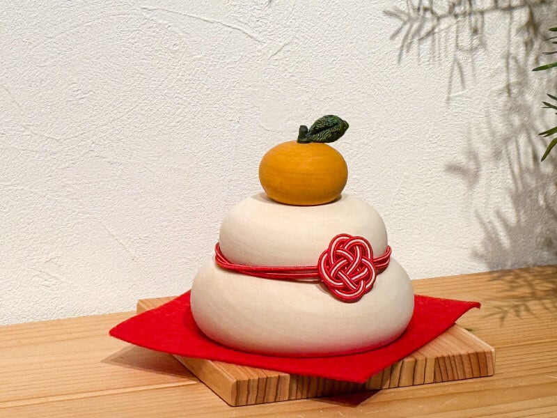 きのいい鏡餅 ミニ】木製かがみもち ・ハンドメイド・木製インテリア