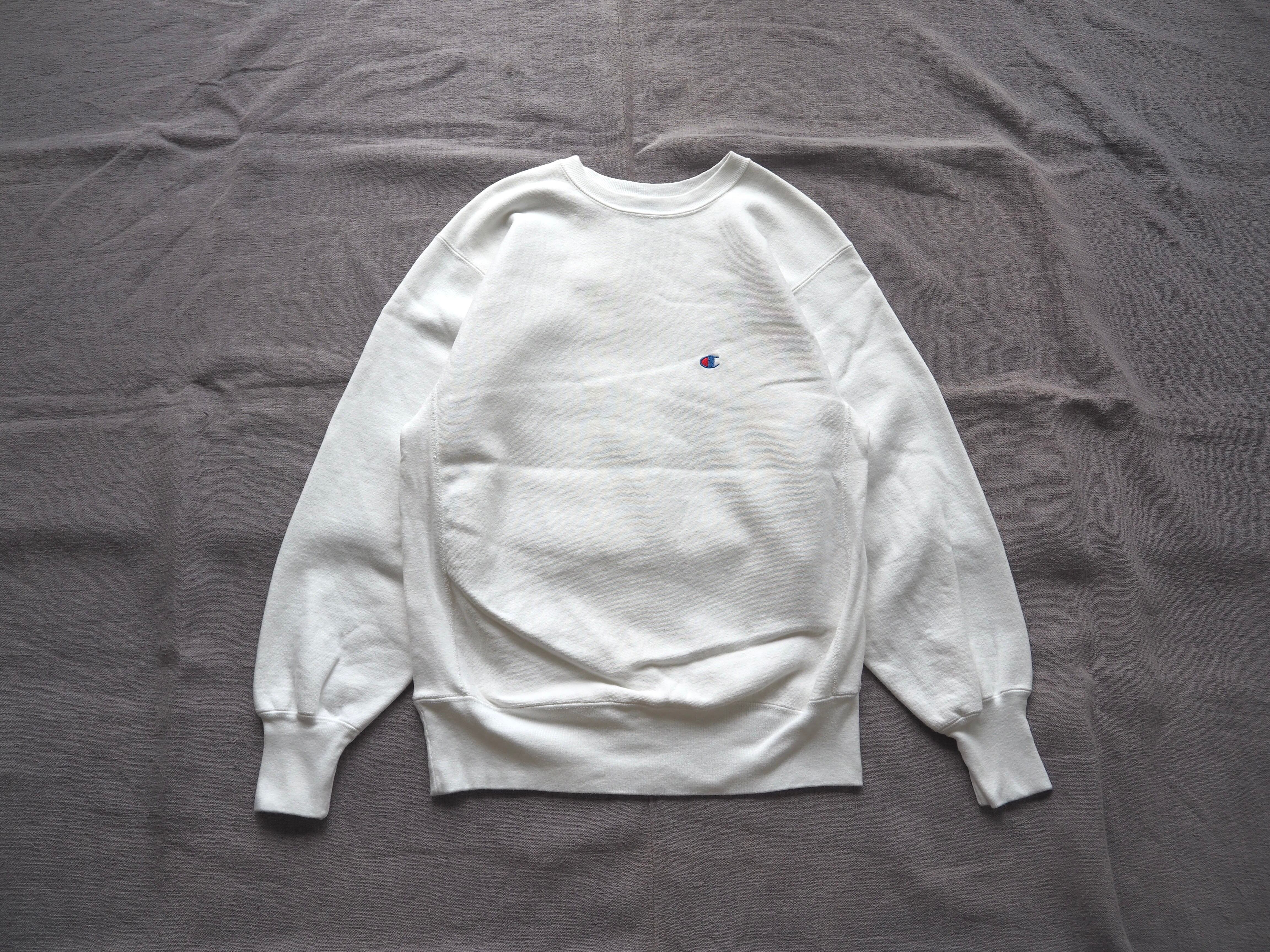 1990’s Champion リバースウィーブスウェット XL white/blank