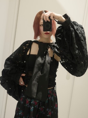 【26SS】FUMIE TANAKA フミエタナカ / cotton lace arm