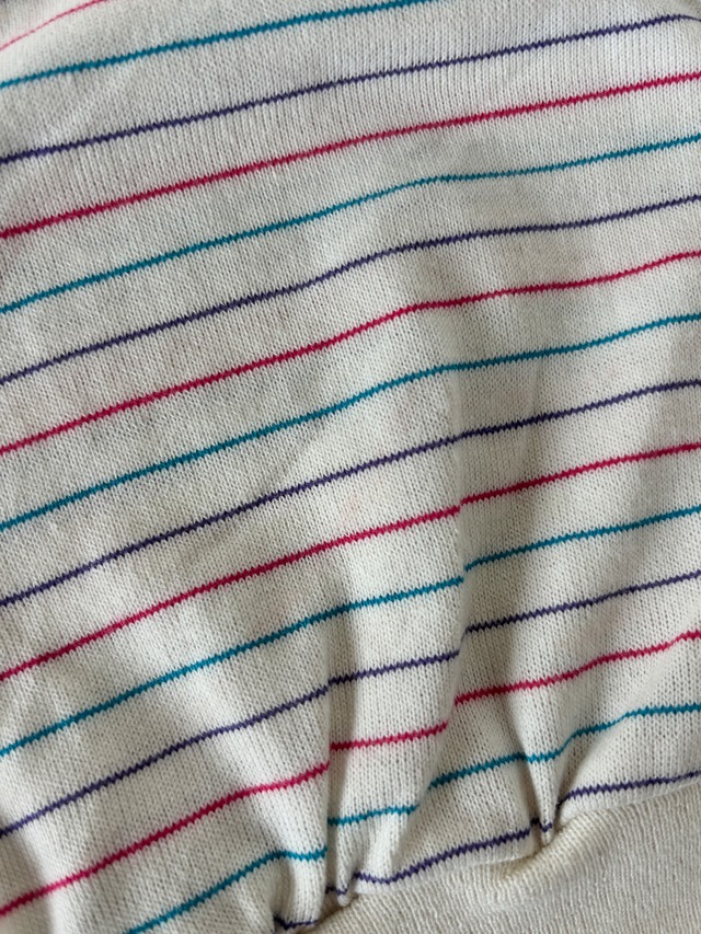 【4-5T相当・vintage】ハートボーダーロンtee