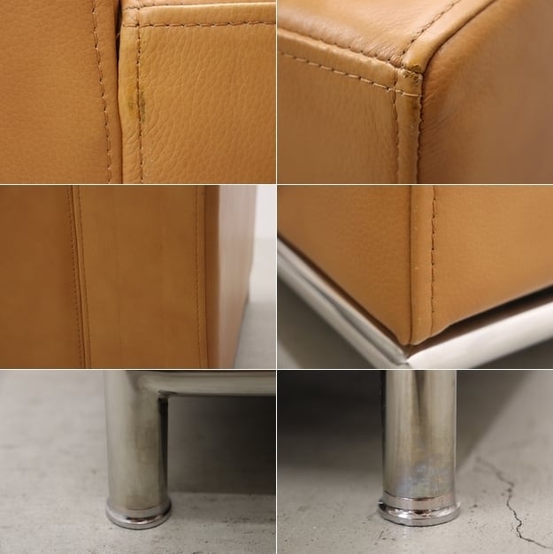 沼津店】Crastina クラスティーナ ULTIMA ウルティマ 本革 3Pソファ