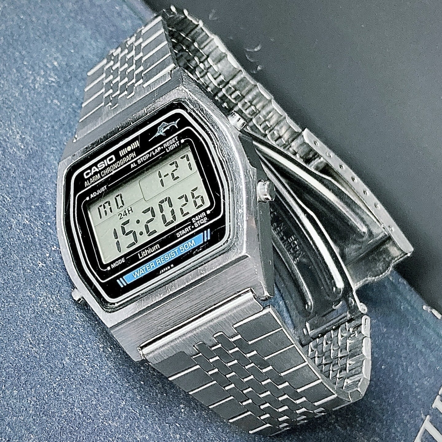 CASIO W-35 80s Marlinカジキ カシオマーリン　　ビンテージ 商品番号204 casio W35 marlin | ふるカシ時計