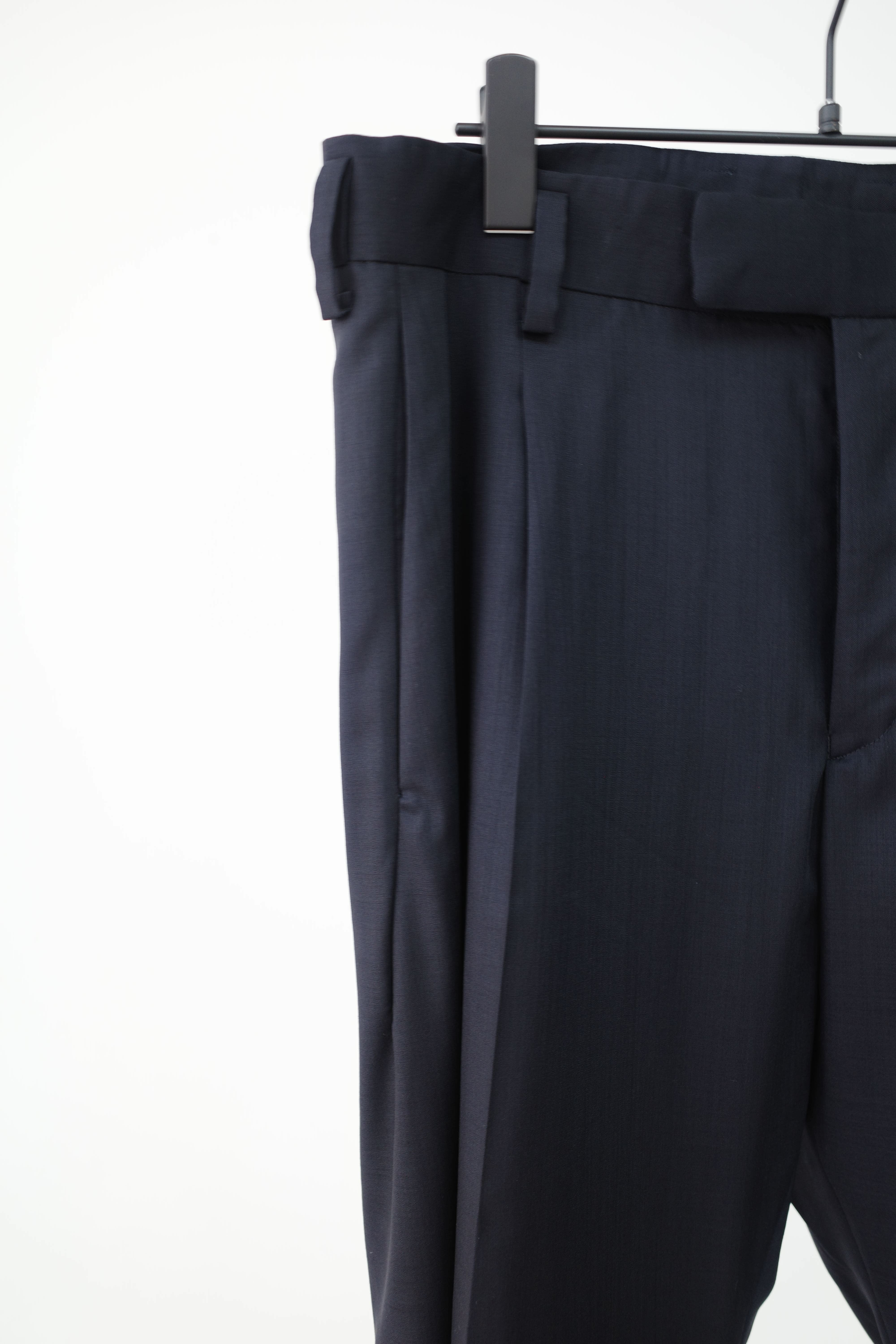 MAATEE&SONS / MUSOU TROUSERS H WOOL (NAVY) | LiNN
