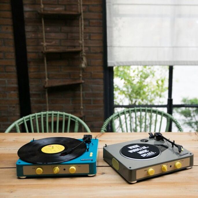 レコードプレーヤー ハモサ HERMOSA Gadhouse Brad Retro record