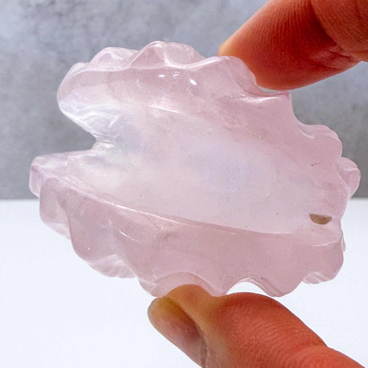 ローズクォーツ シェル  ＊ Rose Quartz ＊ 天然石