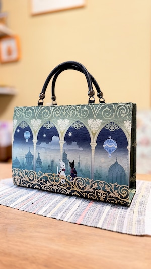 オリジナル友禅バッグ〈ねこ〉 オリジナル友禅バッグ〈ねこ〉