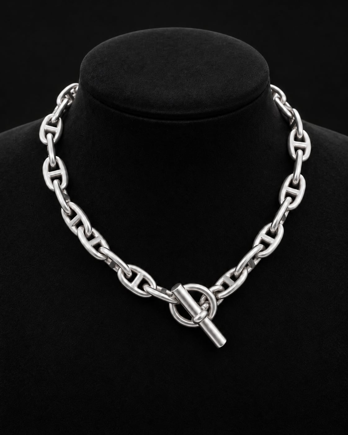 OT Clasp Necklace -Silver-