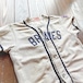 40s  EVERTT SQUARE  Wool Little league Baseball shirt