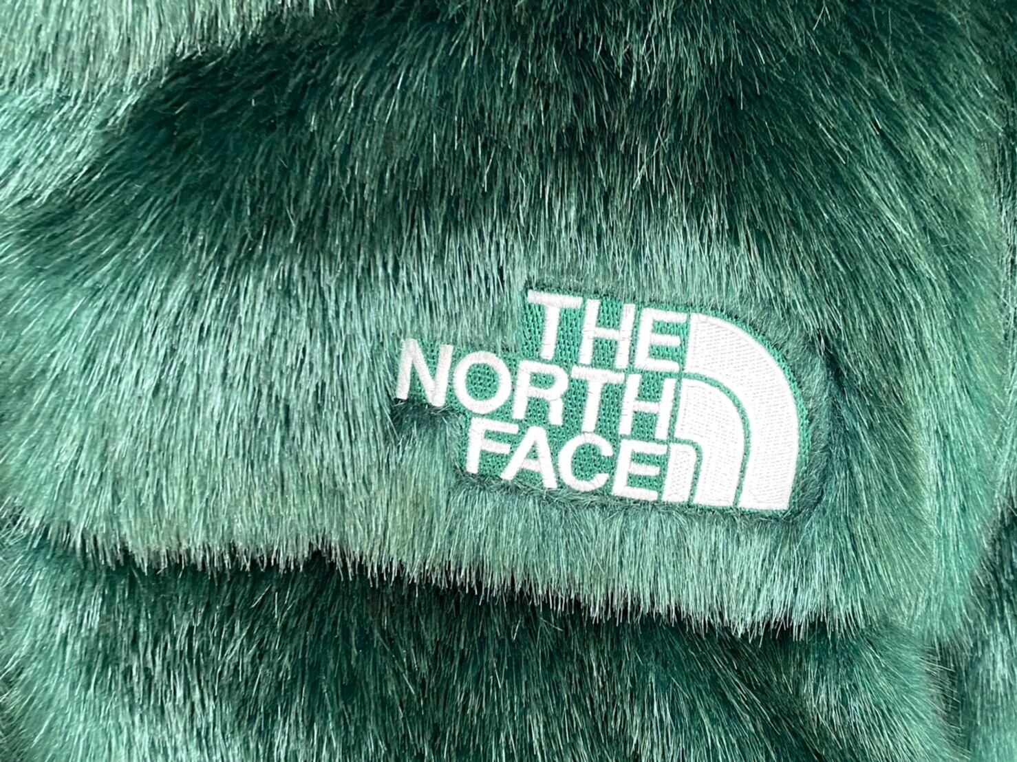 SUPREME × THE NORTH FACE FAUX FUR NUPTSE JACKET GREEN LARGE SUPREME × THE NORTH FACE FAUX FUR NUPTSE JACKET GREEN LARGE