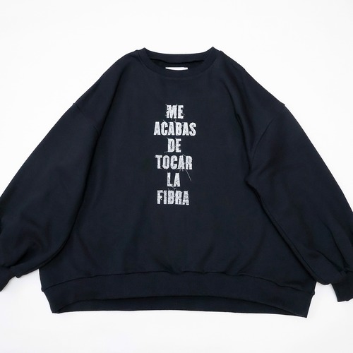 【michirico】【26AW】【17】【adultS,M】Fake embroidery pullover