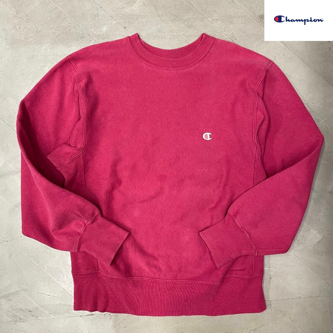 90s Champion REVERSE WEAVE USA製 ピンク チャンピオン リバース