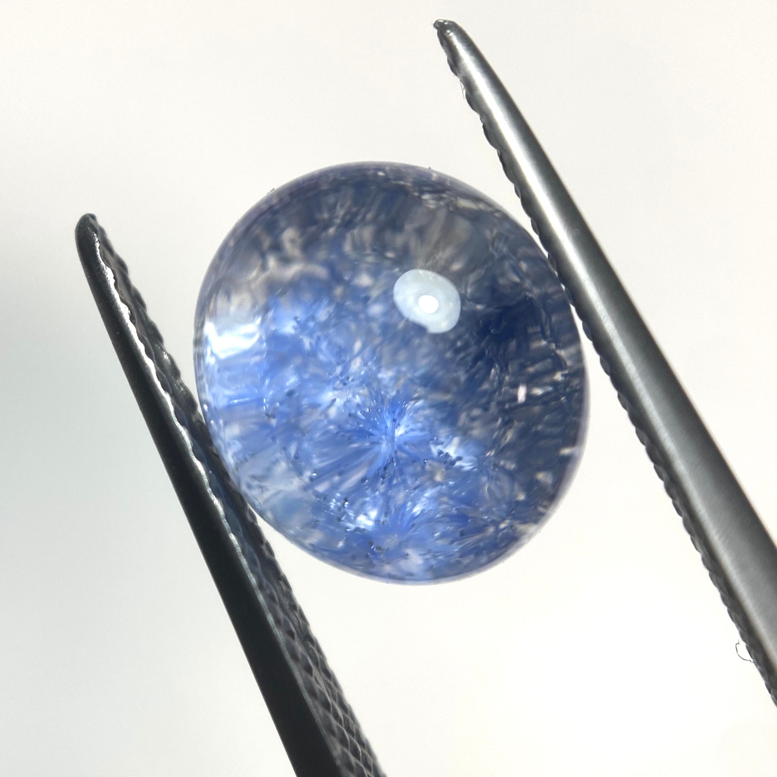 花風景　デュモルチェライトインクオーツ